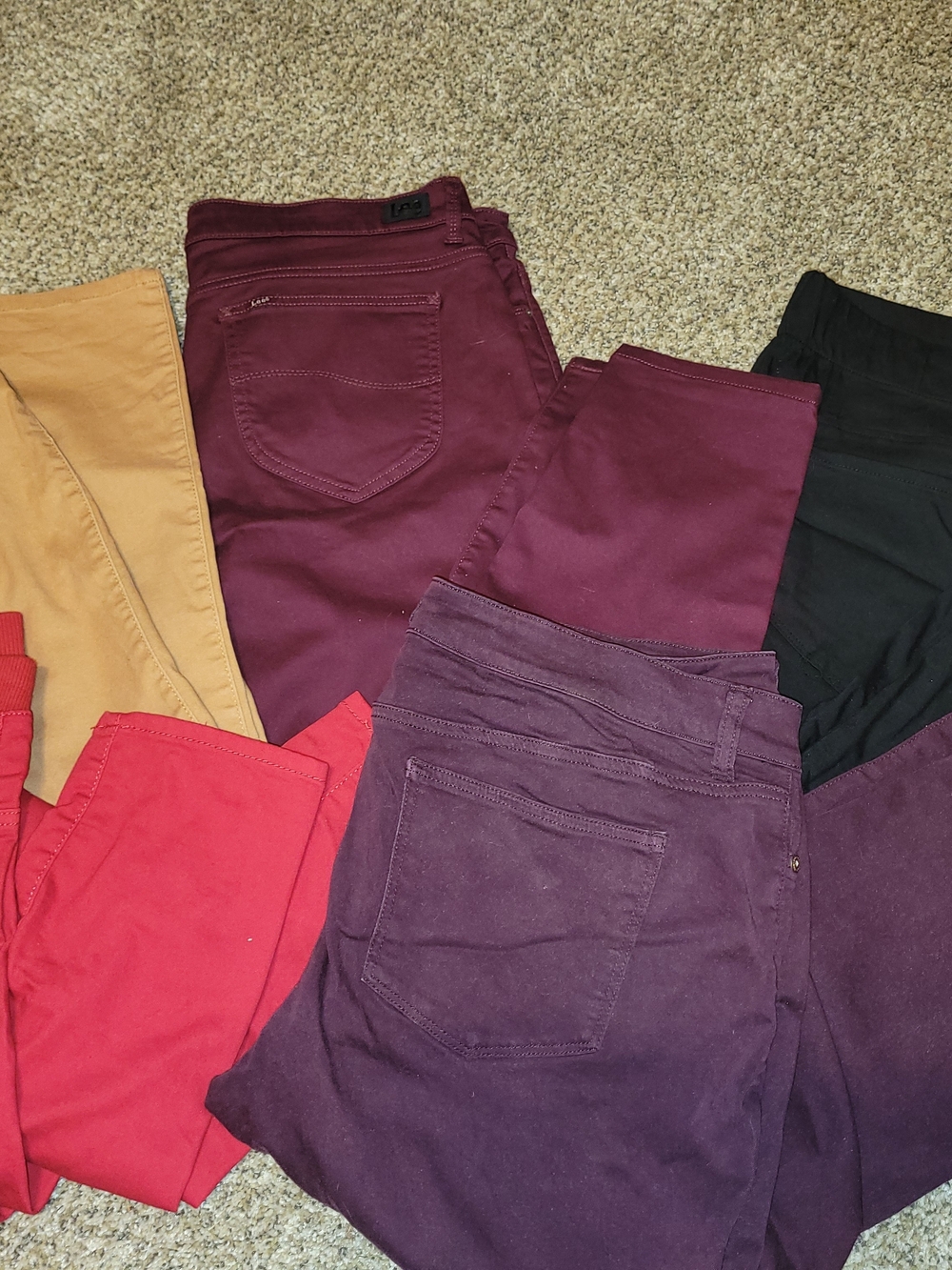 Lot Of 5 Jeggings Stretchy